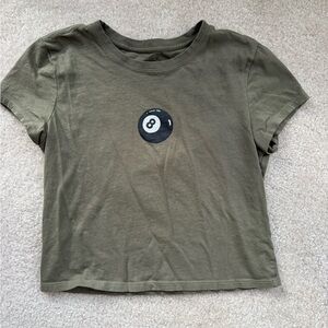 Life is good crop tee